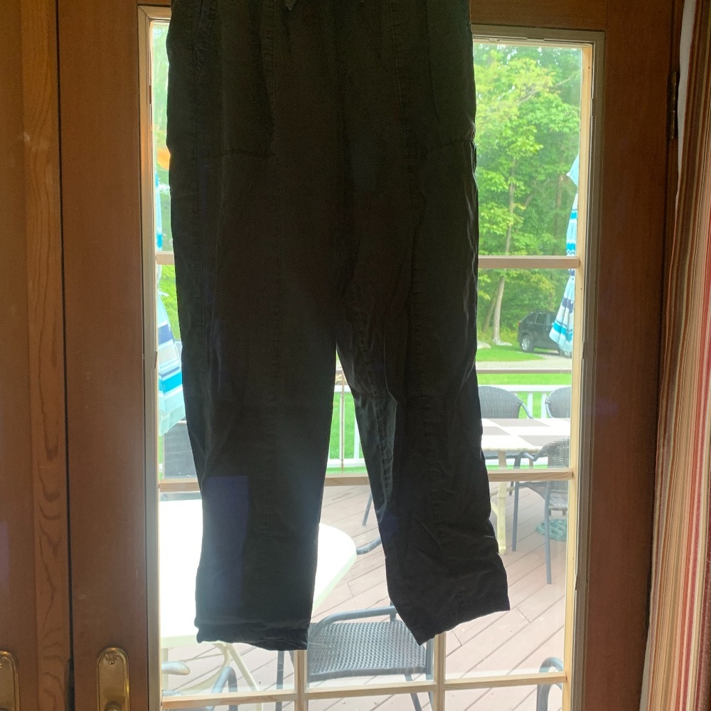 Grey straight leg pants